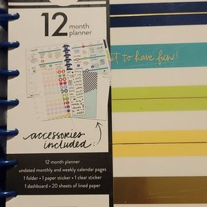 Undated happy planner